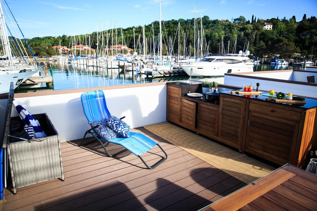 Floating Sea House Kahne Portoroz Villa Eksteriør bilde