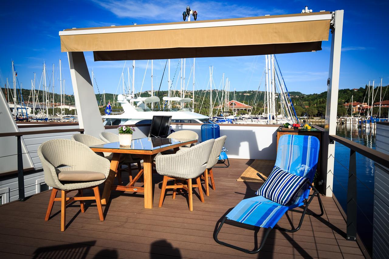 Floating Sea House Kahne Portoroz Villa Eksteriør bilde