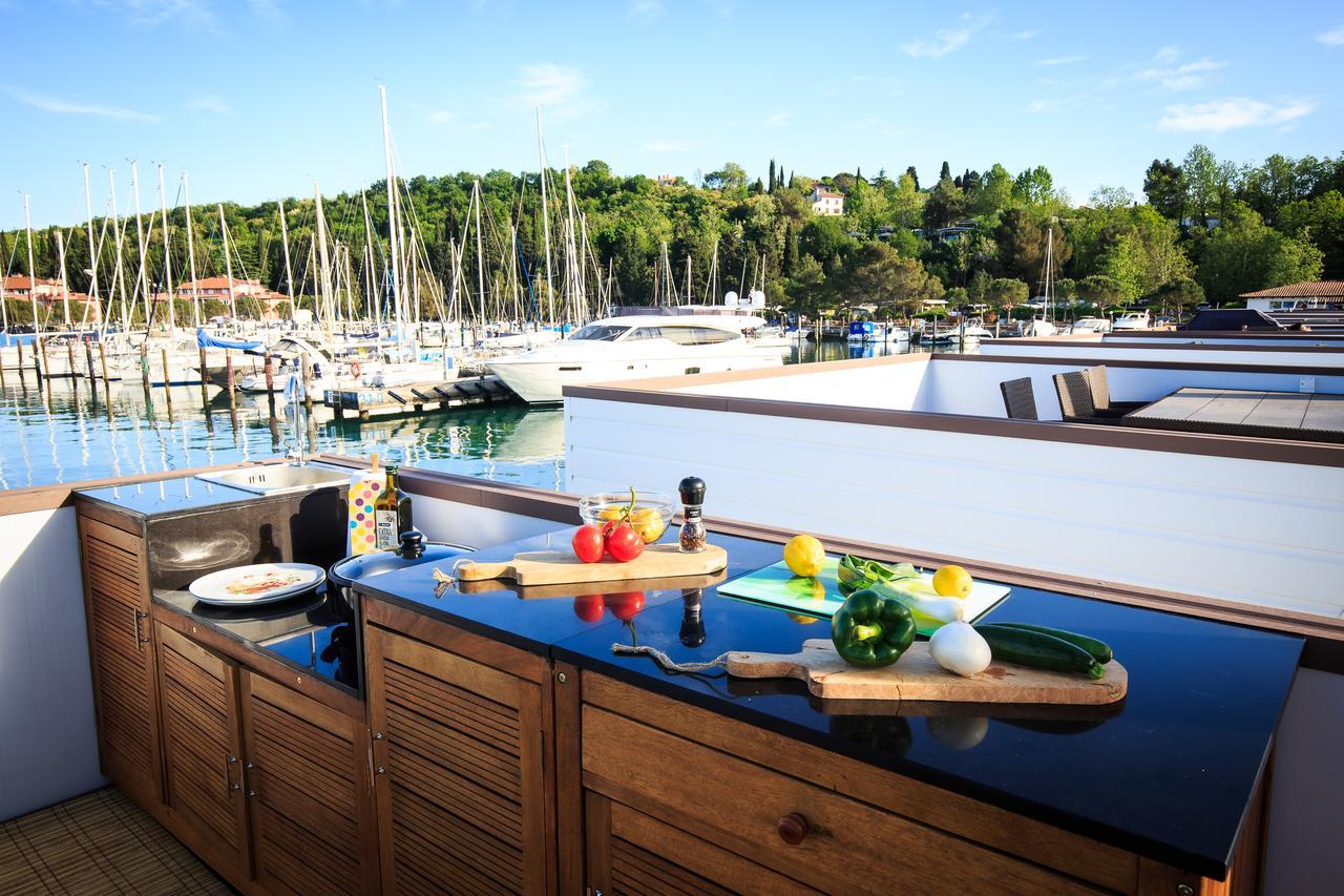 Floating Sea House Kahne Portoroz Villa Eksteriør bilde
